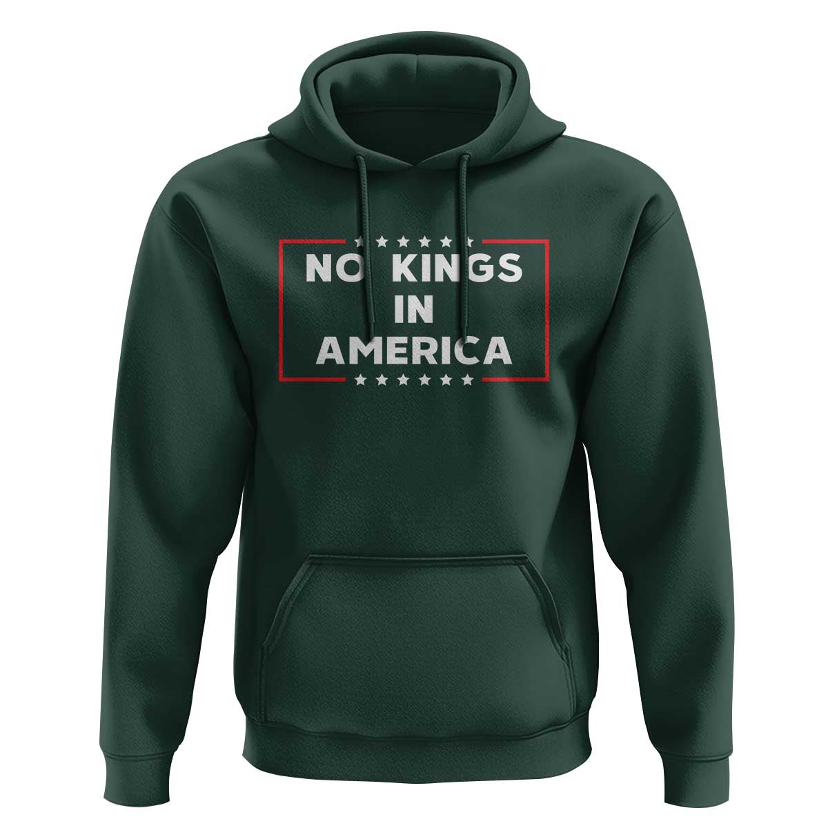 No Kings In America Hoodie Stars Stripes - Wonder Print Shop