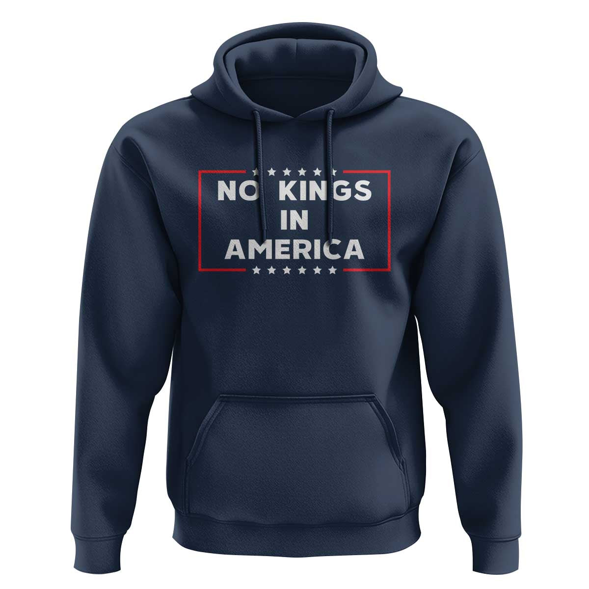 No Kings In America Hoodie Stars Stripes - Wonder Print Shop