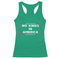 No Kings In America Racerback Tank Top Stars Stripes - Wonder Print Shop