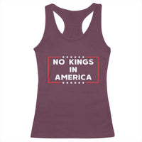 No Kings In America Racerback Tank Top Stars Stripes - Wonder Print Shop