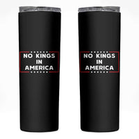 No Kings In America Skinny Tumbler Stars Stripes - Wonder Print Shop