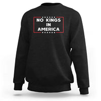 No Kings In America Sweatshirt Stars Stripes - Wonder Print Shop