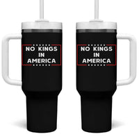 No Kings In America Tumbler With Handle Stars Stripes - Wonder Print Shop