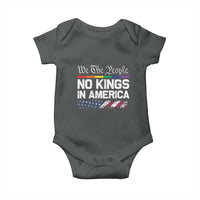 No Kings In America We The People Baby Onesie LGBTQ Pride American Flag Political - Wonder Print Shop