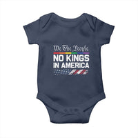 No Kings In America We The People Baby Onesie LGBTQ Pride American Flag Political - Wonder Print Shop