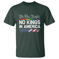 No Kings In America We The People T Shirt LGBTQ Pride American Flag Political - Wonder Print Shop