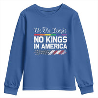 No Kings In America We The People Youth Sweatshirt LGBTQ Pride American Flag Political - Wonder Print Shop