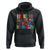 Funny No King No Fascists No Tyrants No Nazis Hoodie Colorful Geometric - Wonder Print Shop