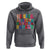 Funny No King No Fascists No Tyrants No Nazis Hoodie Colorful Geometric - Wonder Print Shop