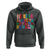 Funny No King No Fascists No Tyrants No Nazis Hoodie Colorful Geometric - Wonder Print Shop