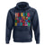 Funny No King No Fascists No Tyrants No Nazis Hoodie Colorful Geometric - Wonder Print Shop