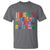 Funny No King No Fascists No Tyrants No Nazis T Shirt Colorful Geometric - Wonder Print Shop