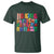 Funny No King No Fascists No Tyrants No Nazis T Shirt Colorful Geometric - Wonder Print Shop