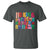 Funny No King No Fascists No Tyrants No Nazis T Shirt Colorful Geometric - Wonder Print Shop