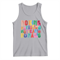 Funny No King No Fascists No Tyrants No Nazis Tank Top Colorful Geometric - Wonder Print Shop