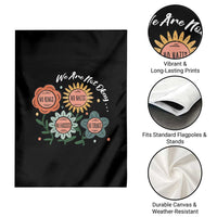 Funny No King No Fascists No Tyrants No Nazis Garden Flag We Are Not Okay Vintage Flower - Wonder Print Shop