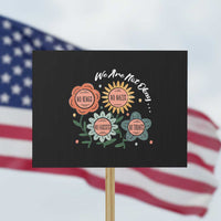 Funny No King No Fascists No Tyrants No Nazis Protest Sign We Are Not Okay Vintage Flower - Wonder Print Shop