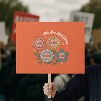 Funny No King No Fascists No Tyrants No Nazis Protest Sign We Are Not Okay Vintage Flower - Wonder Print Shop