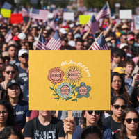 Funny No King No Fascists No Tyrants No Nazis Protest Sign We Are Not Okay Vintage Flower - Wonder Print Shop