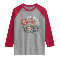 Funny No King No Fascists No Tyrants No Nazis Raglan Shirt We Are Not Okay Vintage Flower - Wonder Print Shop