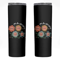 Funny No King No Fascists No Tyrants No Nazis Skinny Tumbler We Are Not Okay Vintage Flower - Wonder Print Shop