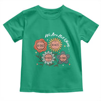 Funny No King No Fascists No Tyrants No Nazis Toddler T Shirt We Are Not Okay Vintage Flower - Wonder Print Shop