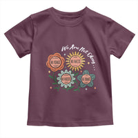 Funny No King No Fascists No Tyrants No Nazis Toddler T Shirt We Are Not Okay Vintage Flower - Wonder Print Shop