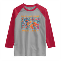 Funny Immigrants Make America Great Raglan Shirt Floral Flower Birds Human Rights - Wonder Print Shop