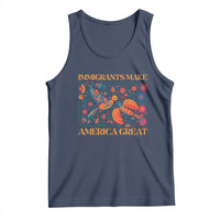 Funny Immigrants Make America Great Tank Top Floral Flower Birds Human Rights - Wonder Print Shop