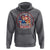 No Kings Fight Oligarchy Hoodie Woman's Girl Vintage America Flag - Wonder Print Shop