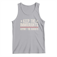 Keep The Immigrants Deport The Racists Tank Top Vintage Star - Wonder Print Shop