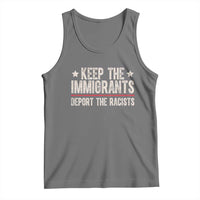 Keep The Immigrants Deport The Racists Tank Top Vintage Star - Wonder Print Shop