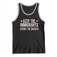 Keep The Immigrants Deport The Racists Tank Top Vintage Star - Wonder Print Shop