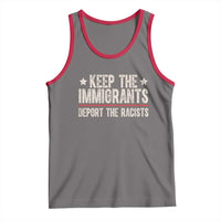 Keep The Immigrants Deport The Racists Tank Top Vintage Star - Wonder Print Shop
