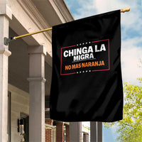 Funny Chinga La Migra No Mas Naranja Garden Flag Star Stripes - Wonder Print Shop