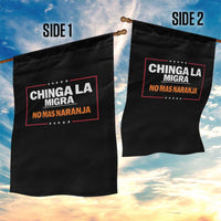 Funny Chinga La Migra No Mas Naranja Garden Flag Star Stripes - Wonder Print Shop