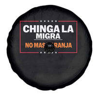 Funny Chinga La Migra No Mas Naranja Spare Tire Cover Star Stripes - Wonder Print Shop