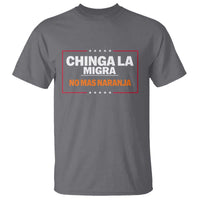 Funny Chinga La Migra No Mas Naranja T Shirt Star Stripes - Wonder Print Shop