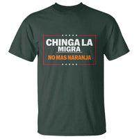 Funny Chinga La Migra No Mas Naranja T Shirt Star Stripes - Wonder Print Shop
