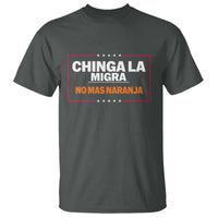 Funny Chinga La Migra No Mas Naranja T Shirt Star Stripes - Wonder Print Shop