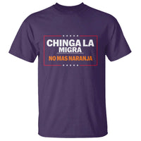 Funny Chinga La Migra No Mas Naranja T Shirt Star Stripes - Wonder Print Shop