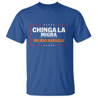 Funny Chinga La Migra No Mas Naranja T Shirt Star Stripes - Wonder Print Shop