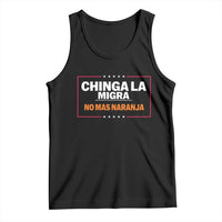 Funny Chinga La Migra No Mas Naranja Tank Top Star Stripes - Wonder Print Shop