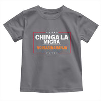 Funny Chinga La Migra No Mas Naranja Toddler T Shirt Star Stripes - Wonder Print Shop
