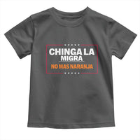 Funny Chinga La Migra No Mas Naranja Toddler T Shirt Star Stripes - Wonder Print Shop
