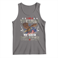 I Am A Veteran My Oath Never Expires Tank Top Veteran Day Eagle American Flag - Wonder Print Shop