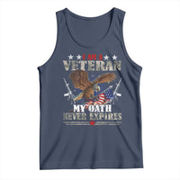 I Am A Veteran My Oath Never Expires Tank Top Veteran Day Eagle American Flag - Wonder Print Shop