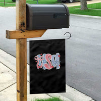 Funny USA Patriotic 4th of July Coquette Bow Garden Flag - Wonder Print Shop