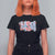 Funny USA Patriotic 4th of July Coquette Bow T Shirt For Women - Wonder Print Shop