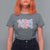 Funny USA Patriotic 4th of July Coquette Bow T Shirt For Women - Wonder Print Shop